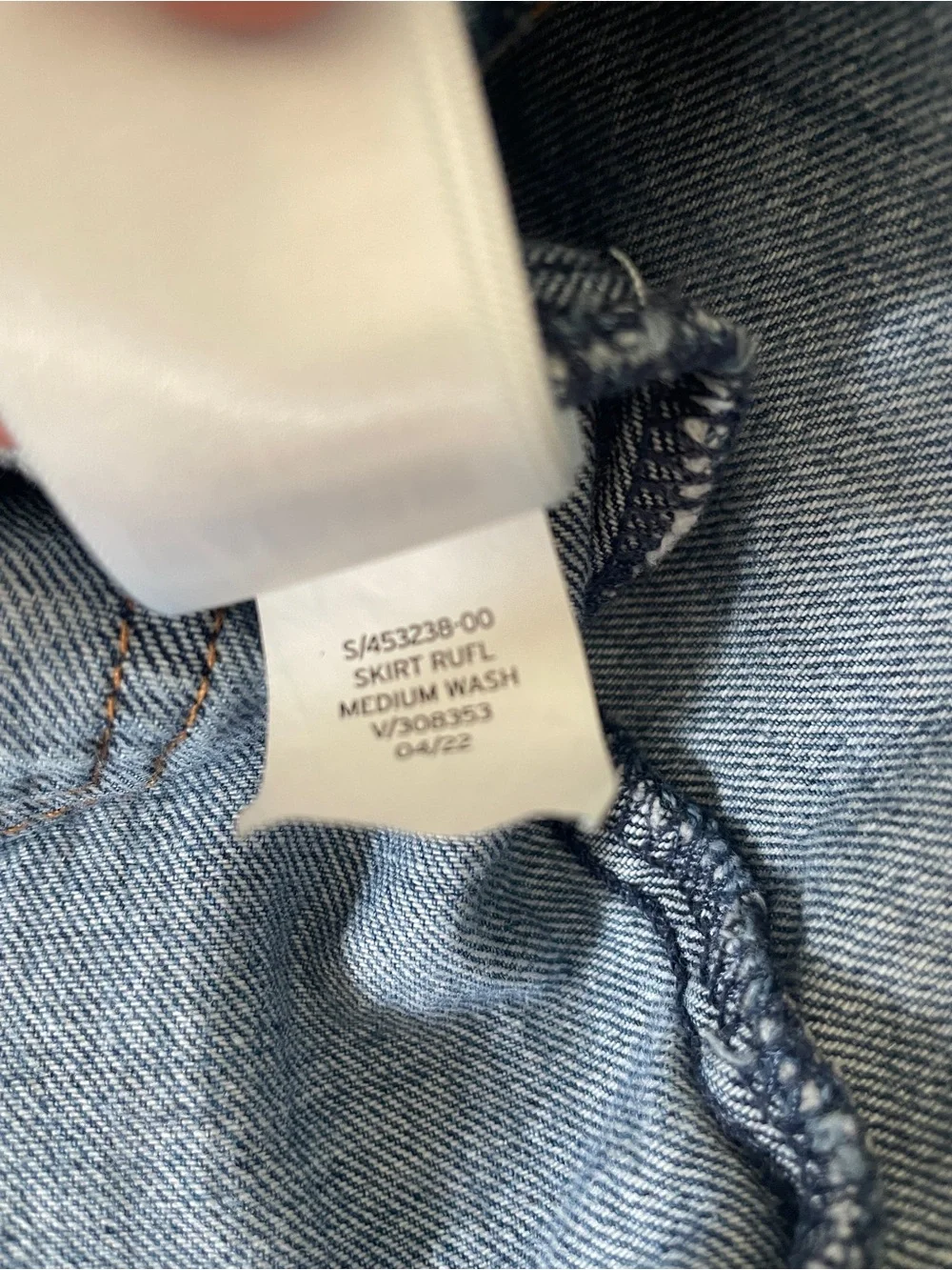 GAP Girls Denim Skirt in Blue 4 years old